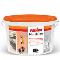 Матовая краска для устойчивых к истиранию покрытий стен и потолков Mattlatex